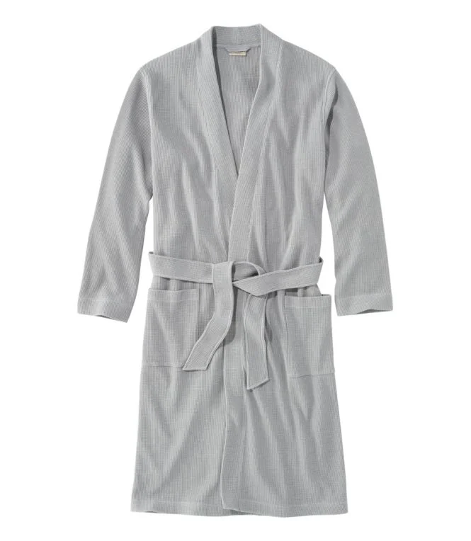 Men''s Comfort Waffle Robe, Unlined - Image 12