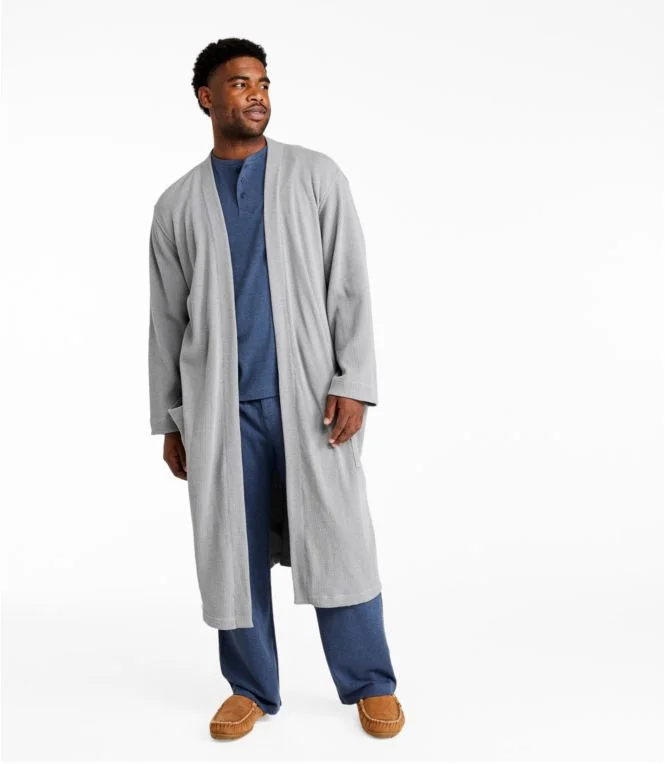 Men''s Comfort Waffle Robe, Unlined - Image 6