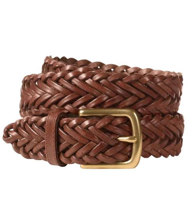 Men''s Essential Braided Leather Belt
