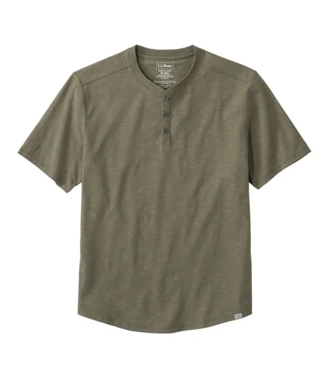 Alternative view of Men''s Explorer Slub Tee, Short-Sleeve Henley