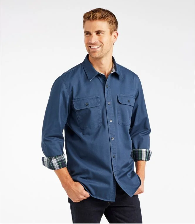 Men''s Flannel-Lined Hurricane Shirt