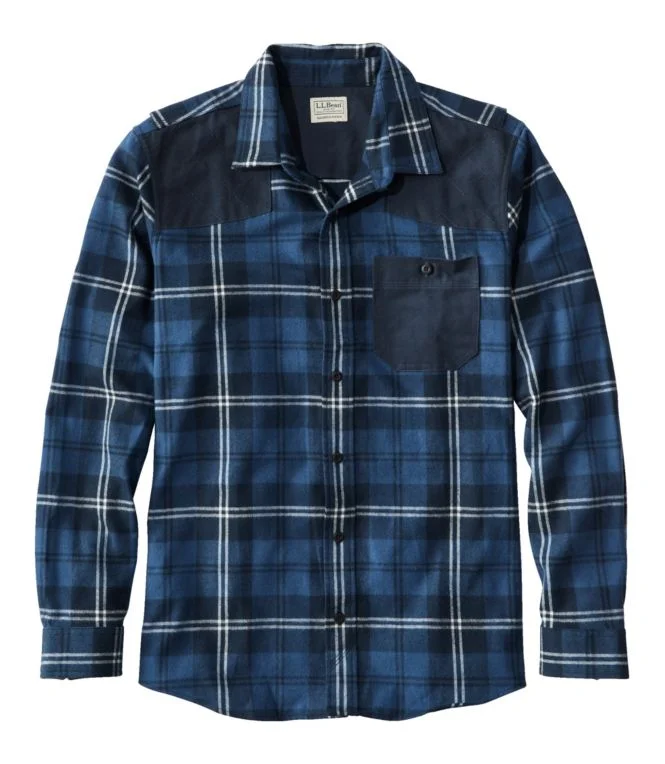 Men''s Heritage Scotch Plaid Flannel Shirt, Slightly Fitted Untucked Fit - Image 15
