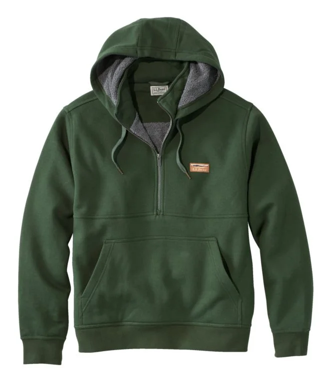 Men''s Katahdin Iron Works® Half-Zip Sweatshirt, Hooded, Fleece-Lined - Image 8