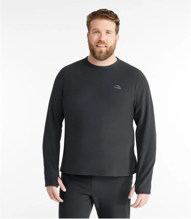 Men''s L.L.Bean Fleece Base Layer Crew, Long-Sleeve - Image 5