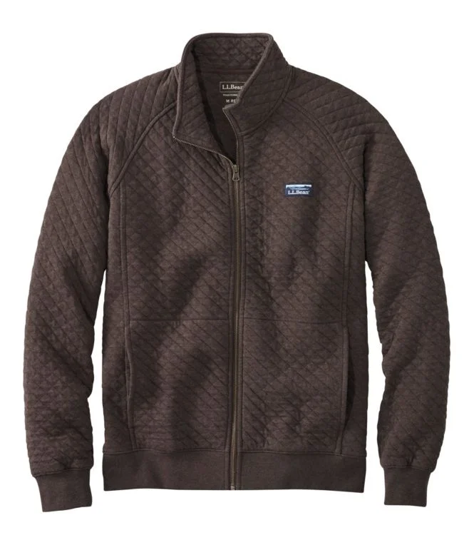 Men''s L.L.Bean Quilted Sweatshirt, Full-Zip