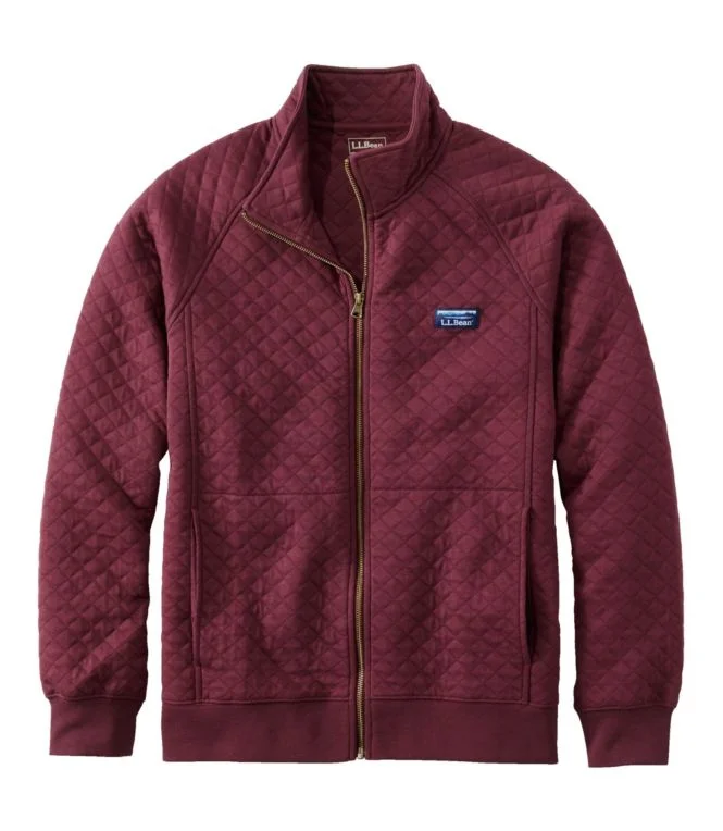 Men''s L.L.Bean Quilted Sweatshirt, Full-Zip - Image 12