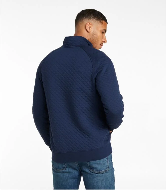 Men''s L.L.Bean Quilted Sweatshirt, Full-Zip - Image 4