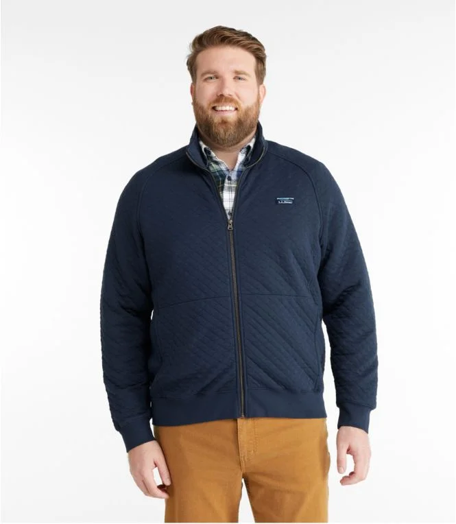 Men''s L.L.Bean Quilted Sweatshirt, Full-Zip - Image 5