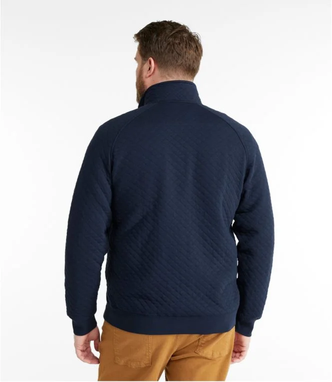Men''s L.L.Bean Quilted Sweatshirt, Full-Zip - Image 6