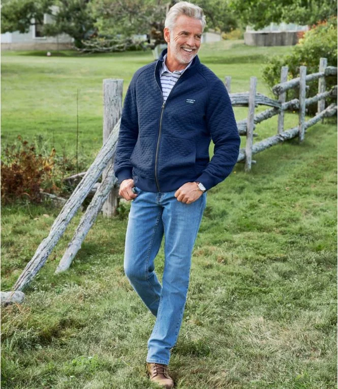Men''s L.L.Bean Quilted Sweatshirt, Full-Zip - Image 7