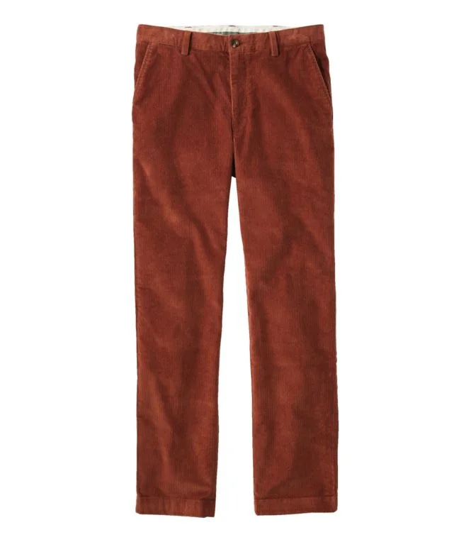 Men''s L.L.Bean Stretch Country Corduroy Pants, Classic Fit, Plain Front