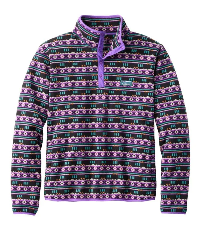 Men''s L.L.Bean Sweater Fleece Pullover, Print - Image 14