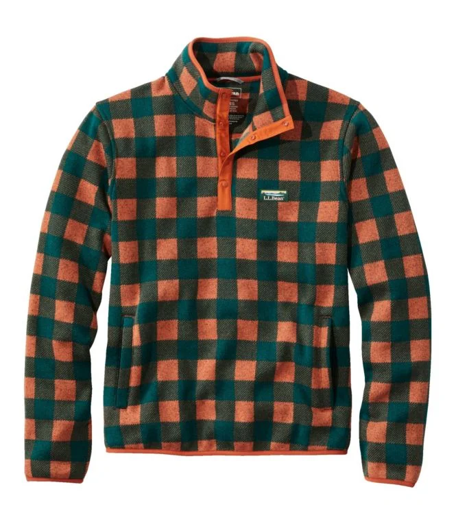 Men''s L.L.Bean Sweater Fleece Pullover, Print - Image 15