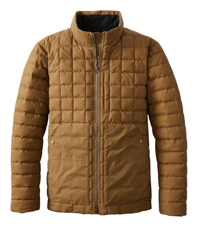 Men''s L.L.Bean Upcountry Waxed Cotton Down Sweater - Image 12