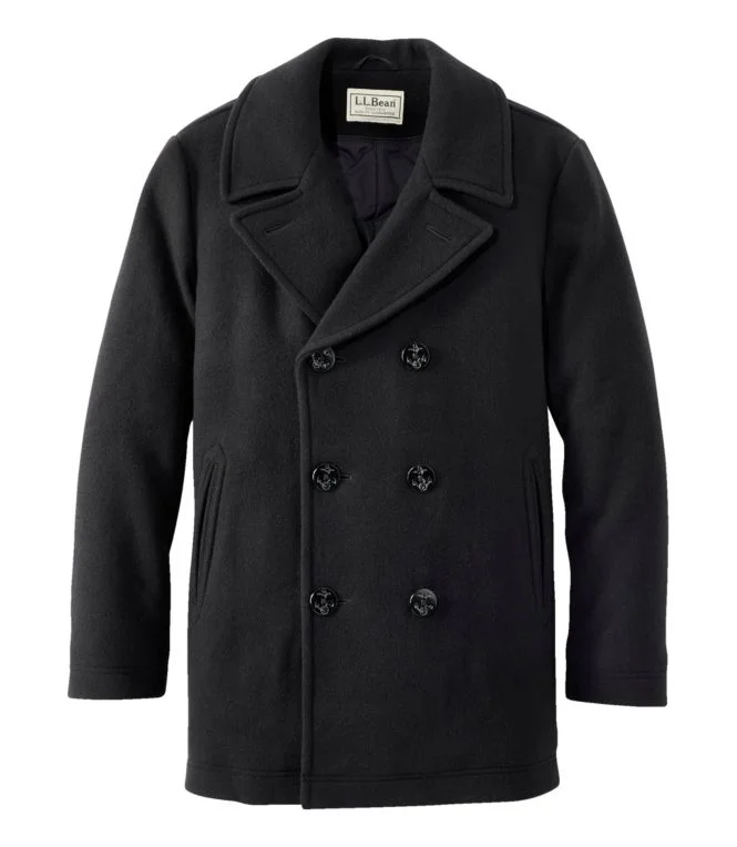 Men''s L.L.Bean Wool Peacoat