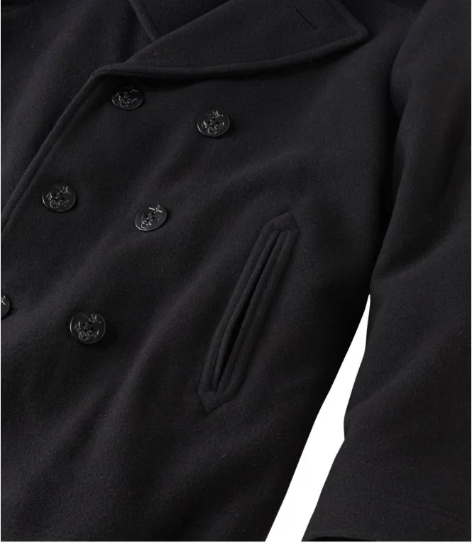 Men''s L.L.Bean Wool Peacoat - Image 8