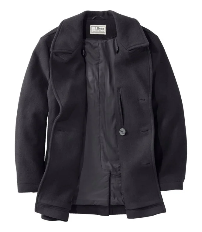 Men''s L.L.Bean Wool Peacoat - Image 7