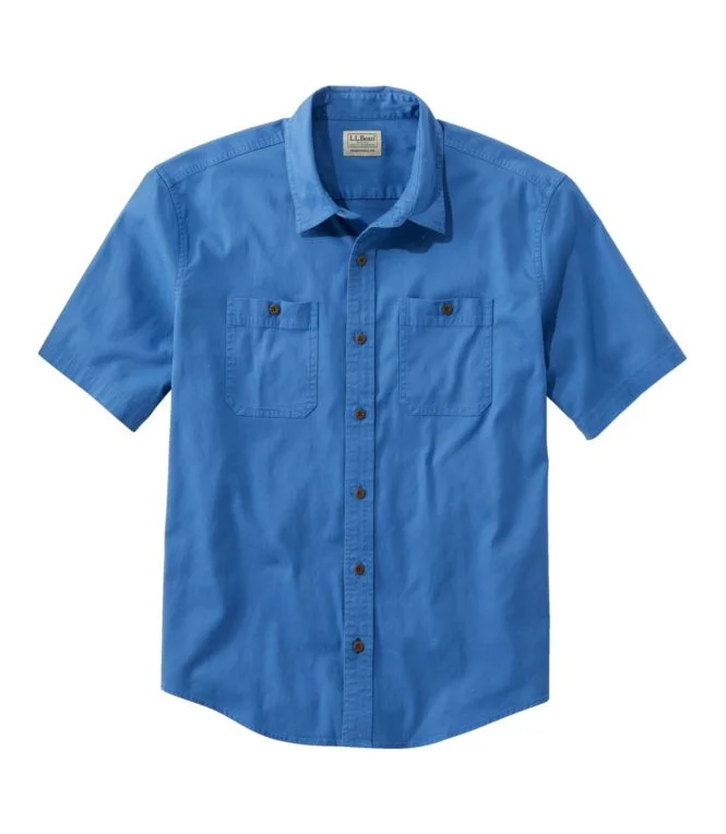Men''s Lakewashed Camp Shirt, Short-Sleeve, Traditional Untucked Fit - Image 8
