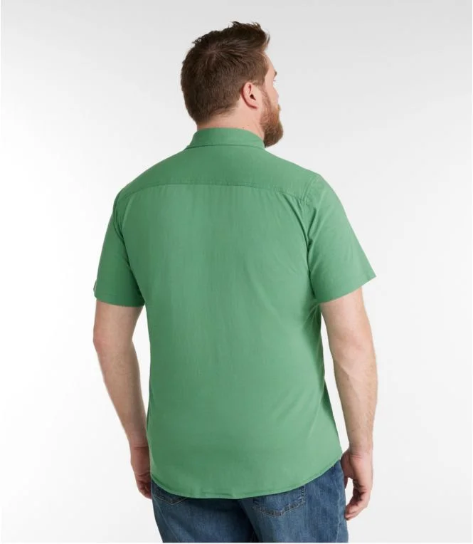 Men''s Lakewashed® Organic Cotton Button-Front Shirt, Short-Sleeve - Image 6