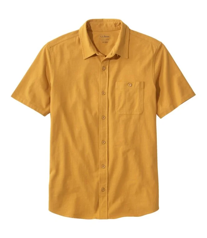 Men''s Lakewashed® Organic Cotton Button-Front Shirt, Short-Sleeve - Image 9