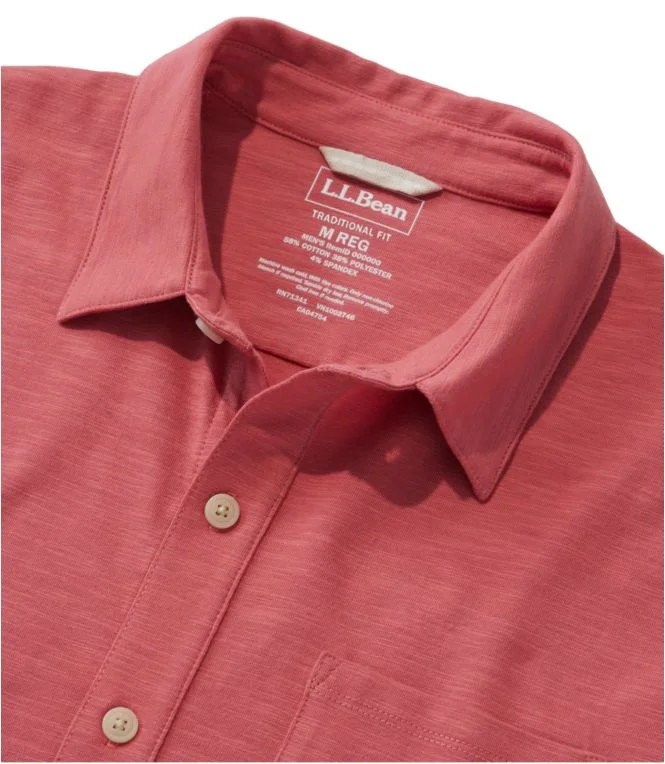 Men''s Lakewashed Performance Shirts, Button-Front Shirt, Short-Sleeve - Image 7