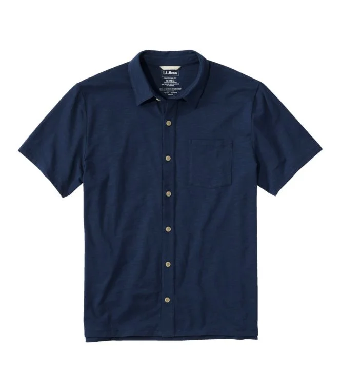 Men''s Lakewashed Performance Shirts, Button-Front Shirt, Short-Sleeve - Image 8