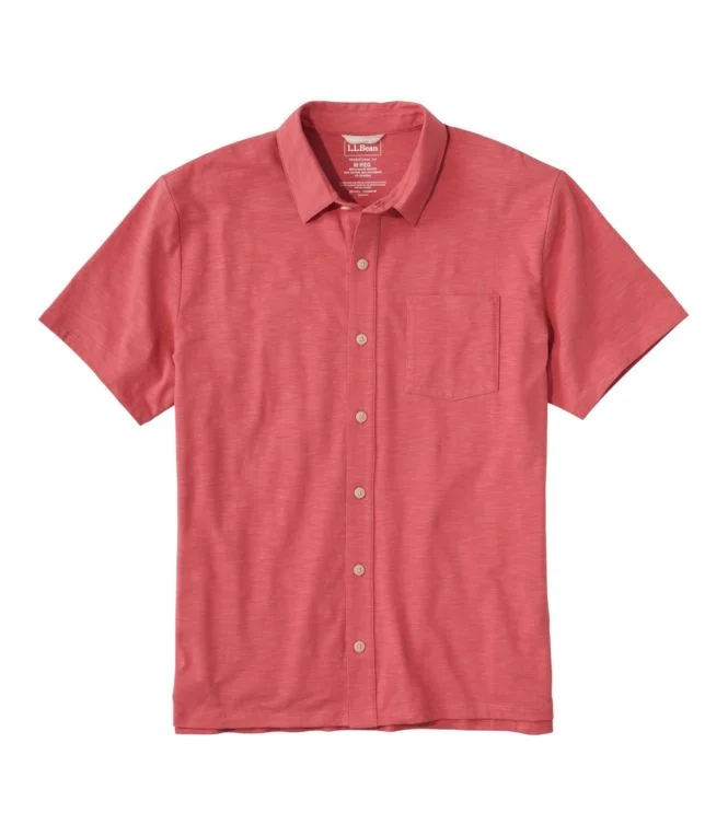 Men''s Lakewashed Performance Shirts, Button-Front Shirt, Short-Sleeve - Image 9