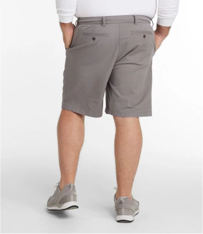 Men''s Lakewashed® Stretch Khaki Shorts, 9""