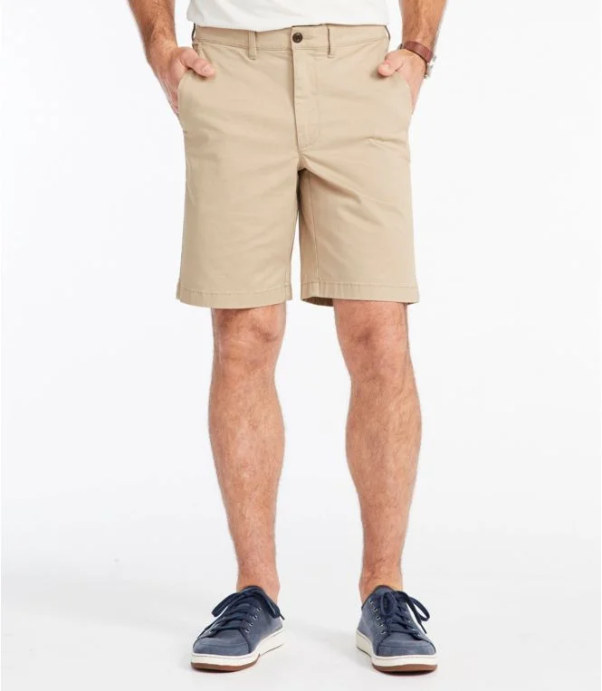 Men''s Lakewashed® Stretch Khaki Shorts, 9""
