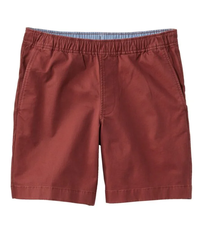 Men''s Lakewashed Stretch Khaki Shorts, Pull-On, 8"" - Image 11