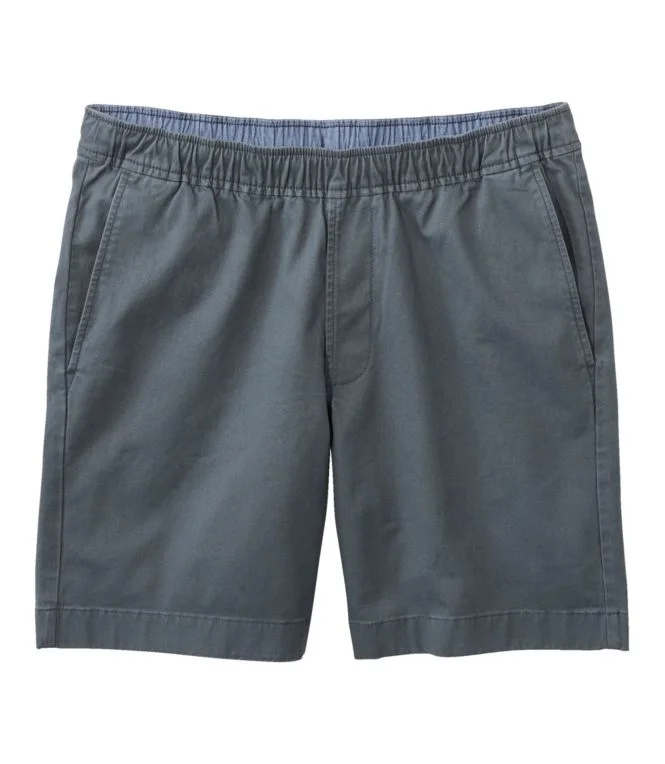 Men''s Lakewashed Stretch Khaki Shorts, Pull-On, 8"" - Image 15