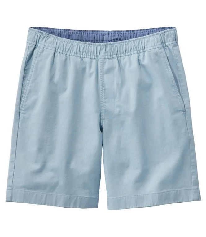 Men''s Lakewashed Stretch Khaki Shorts, Pull-On, 8"" - Image 16