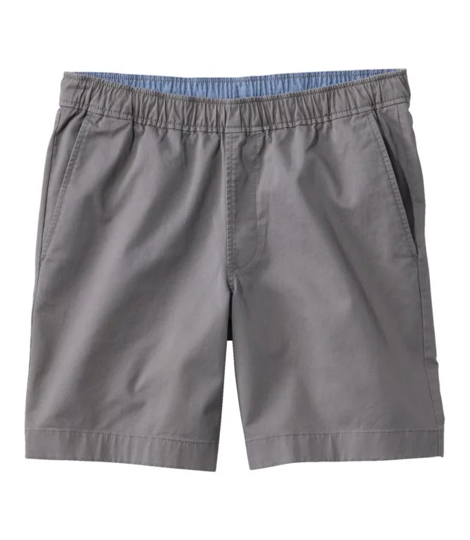 Men''s Lakewashed Stretch Khaki Shorts, Pull-On, 8"" - Image 3