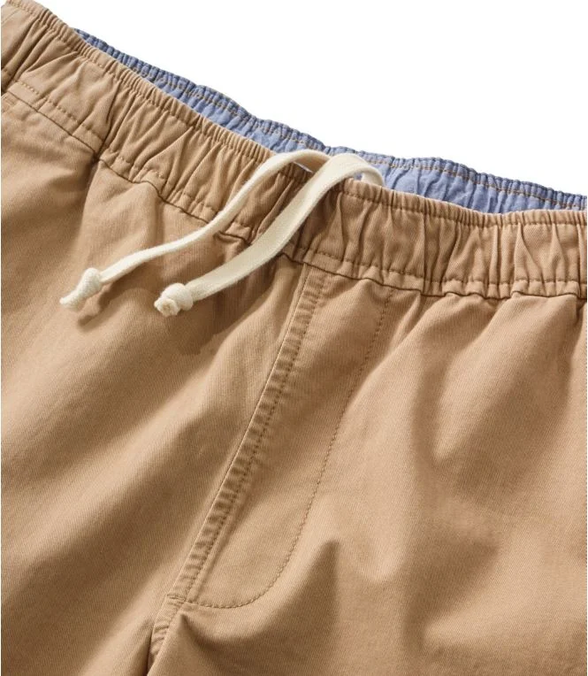 Men''s Lakewashed Stretch Khaki Shorts, Pull-On, 8"" - Image 8