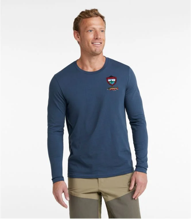 Men''s MIF&W Tee, Long-Sleeve Brook Trout