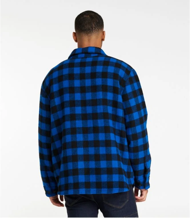 Men''s Maine Guide Sherpa Lined Wool Shirt - Image 4