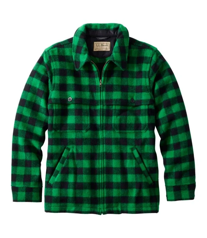 Men''s Maine Guide Zip-Front Jac-Shirt, Plaid