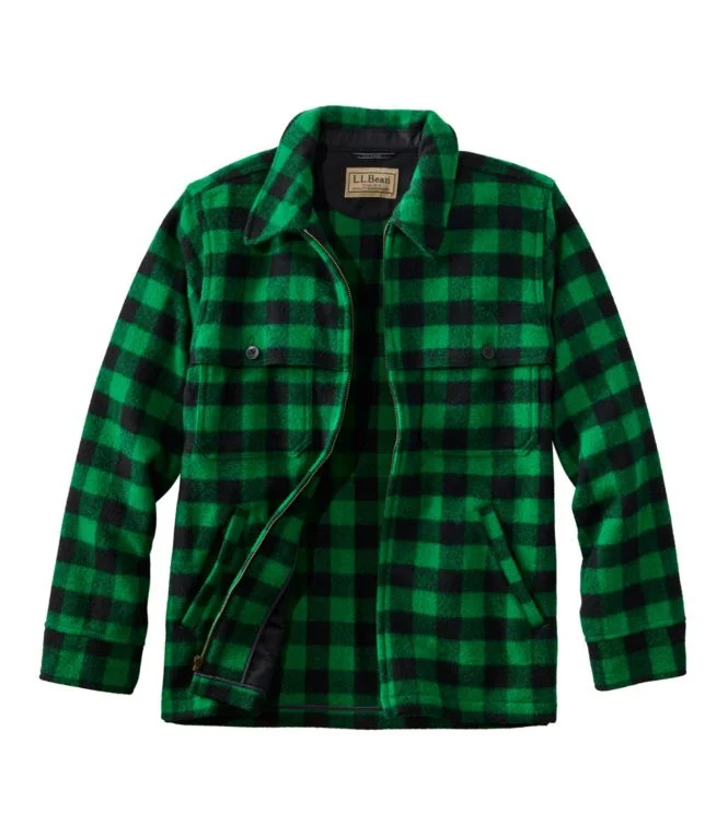 Men''s Maine Guide Zip-Front Jac-Shirt, Plaid - Image 5