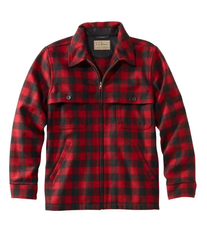 Men''s Maine Guide Zip-Front Jac-Shirt, Plaid - Image 7
