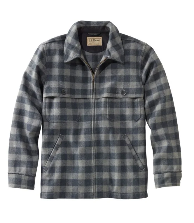 Men''s Maine Guide Zip-Front Jac-Shirt, Plaid - Image 8
