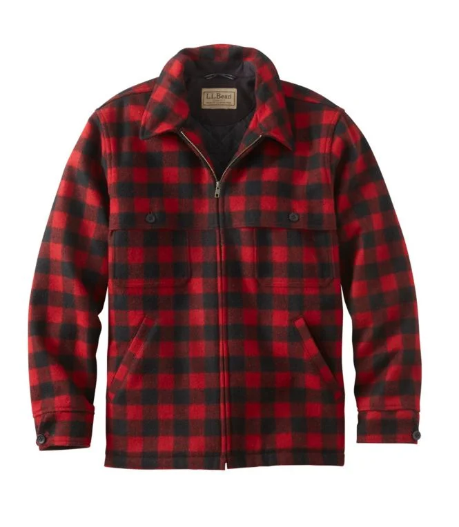 Men''s Maine Guide Zip-Front Jac-Shirt with PrimaLoft, Plaid - Image 8