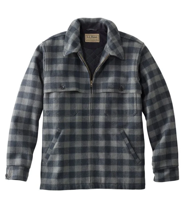 Men''s Maine Guide Zip-Front Jac-Shirt with PrimaLoft, Plaid - Image 9