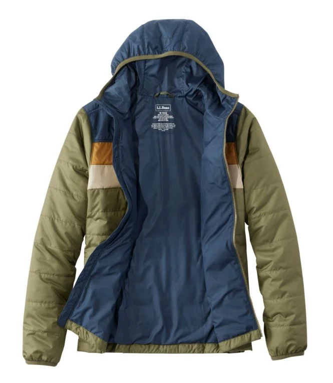 Men''s Mountain Classic Puffer Hooded Jacket, Colorblock - Image 9