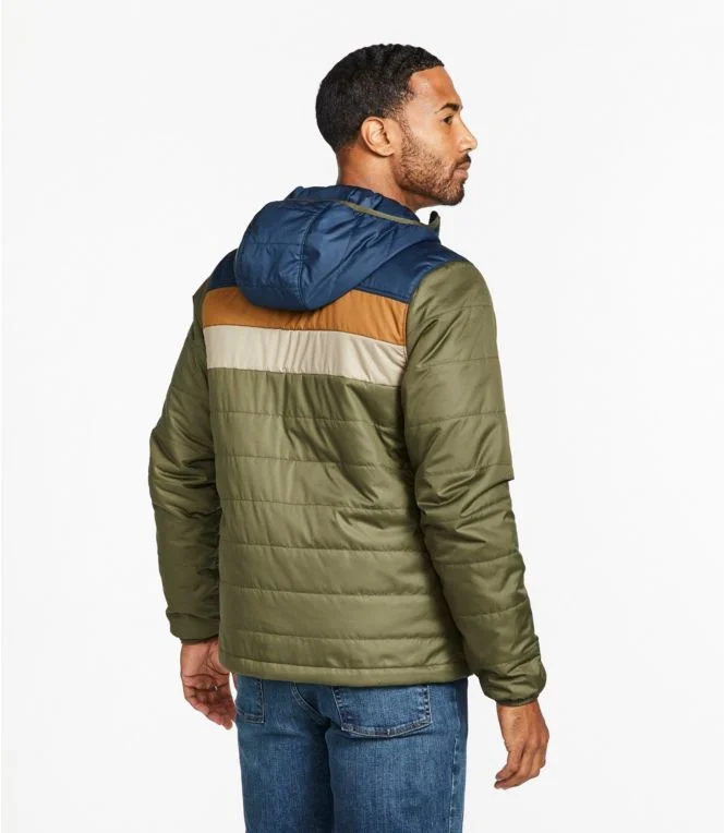 Men''s Mountain Classic Puffer Hooded Jacket, Colorblock - Image 4