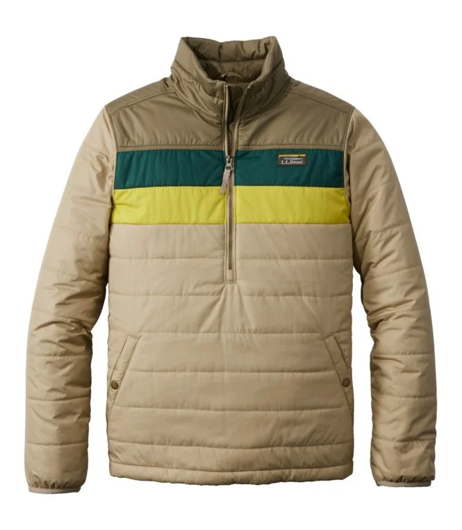 Alternative view of Men''s Mountain Classic Puffer Pullover, Colorblock