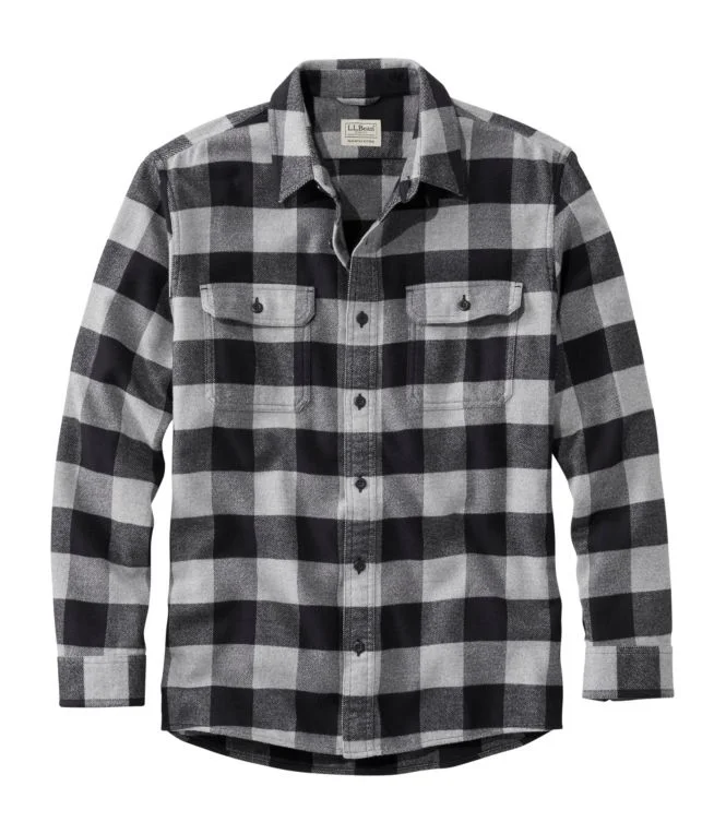 Men''s Organic Flannel Shirt, Slightly Fitted - Image 7