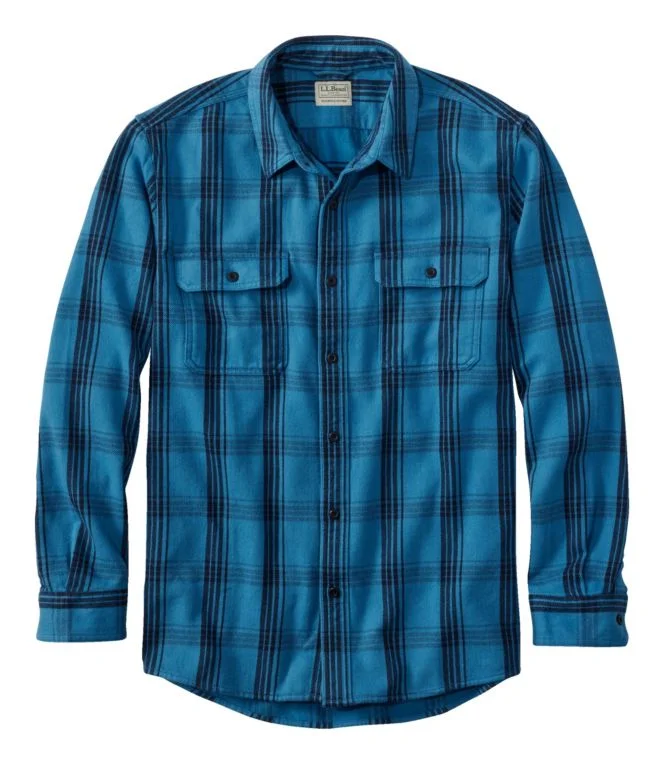 Men''s Organic Flannel Shirt, Slightly Fitted - Image 8