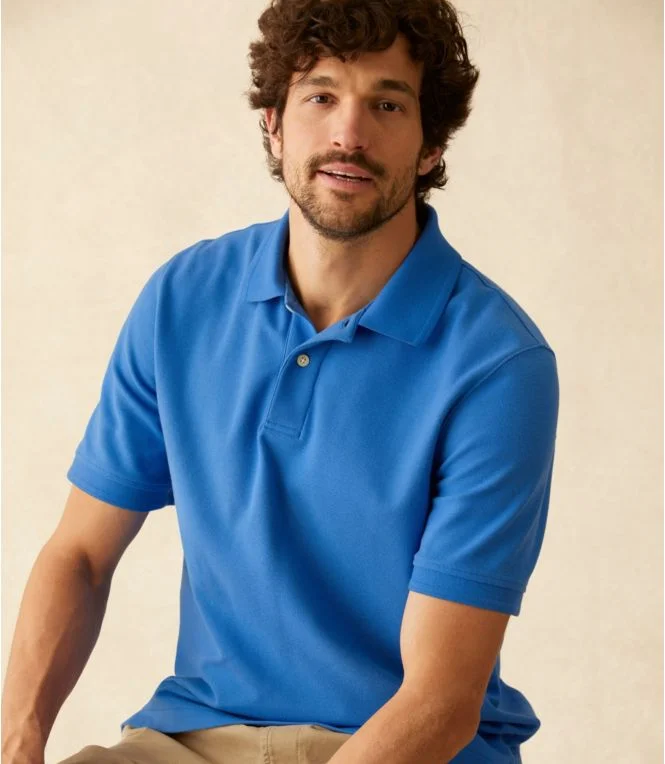 Men''s Premium Double L® Polo Banded, Short-Sleeve Without Pocket