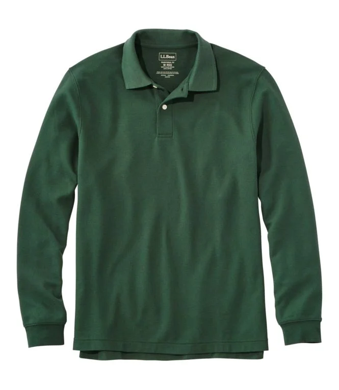 Men''s Premium Double L® Polo, Long-Sleeve Without Pocket - Image 11