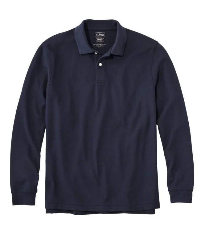 Men''s Premium Double L® Polo, Long-Sleeve Without Pocket - Image 12
